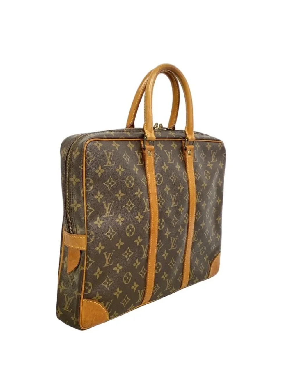 Louis Vuitton Business Bag Monogram Porte Documents Voyage Brown